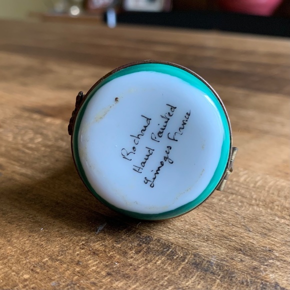 Rochard Limoges Spaniel Trinket Box - Picture 4 of 4